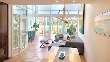 Udsigt fra overnatningsstedet