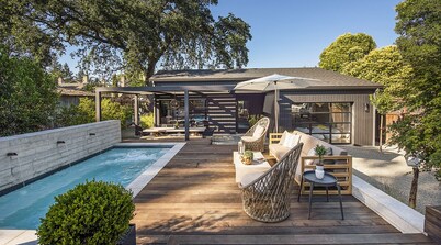 Casa de diseño histórico + casa de huéspedes nueva