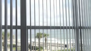 Interior - DIRECT OCEANFRONT CORNER UNIT - OCEAN VIEWS FROM LIVING ROOM AND BEDROOM (Daytona Beach)