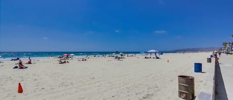 On the beach