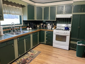 Fridge, microwave, oven, stovetop - Country house in the Finger Lakes region (Savona)