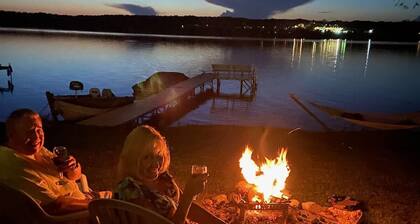 Beautiful Lake Front Home On Como with boat and motor included