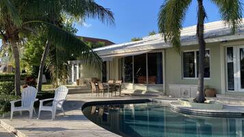 屋外プール、温水プール