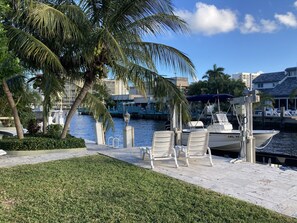 Marina - POMPANO BEACH WATERFRONT WITH POOL–NO FIXED BRIDGES, CLOSE TO BEACH (Pompano Beach)