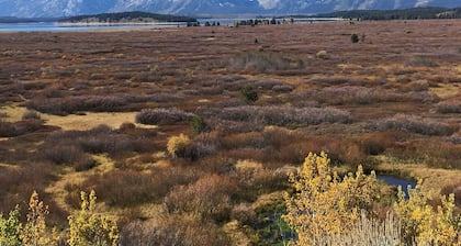 Secluded Jackson Hole Area Escape; views of Tetons, near ski hills & Yellowstone