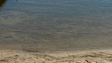 Plage, chaises longues