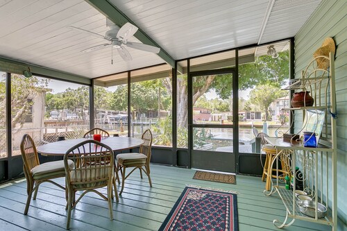 HAVE IT ALL with floating dock, commercial icemaker and deepest canal in town!