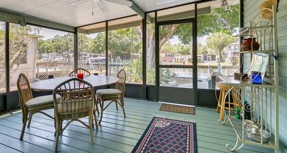 HAVE IT ALL with floating dock, commercial icemaker and deepest canal in town!