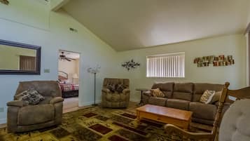 Smart TV, DVD player, books