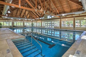 Indoor pool, outdoor pool