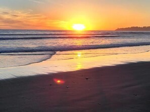 På stranden og solsenger