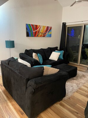 Smart-tv en een open haard