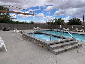 Una piscina riscaldata