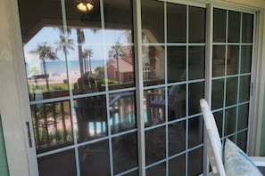 Property grounds - Spectacular beach view Condo at Babe's beach in resort style "The Dawn" Complex (Galveston)