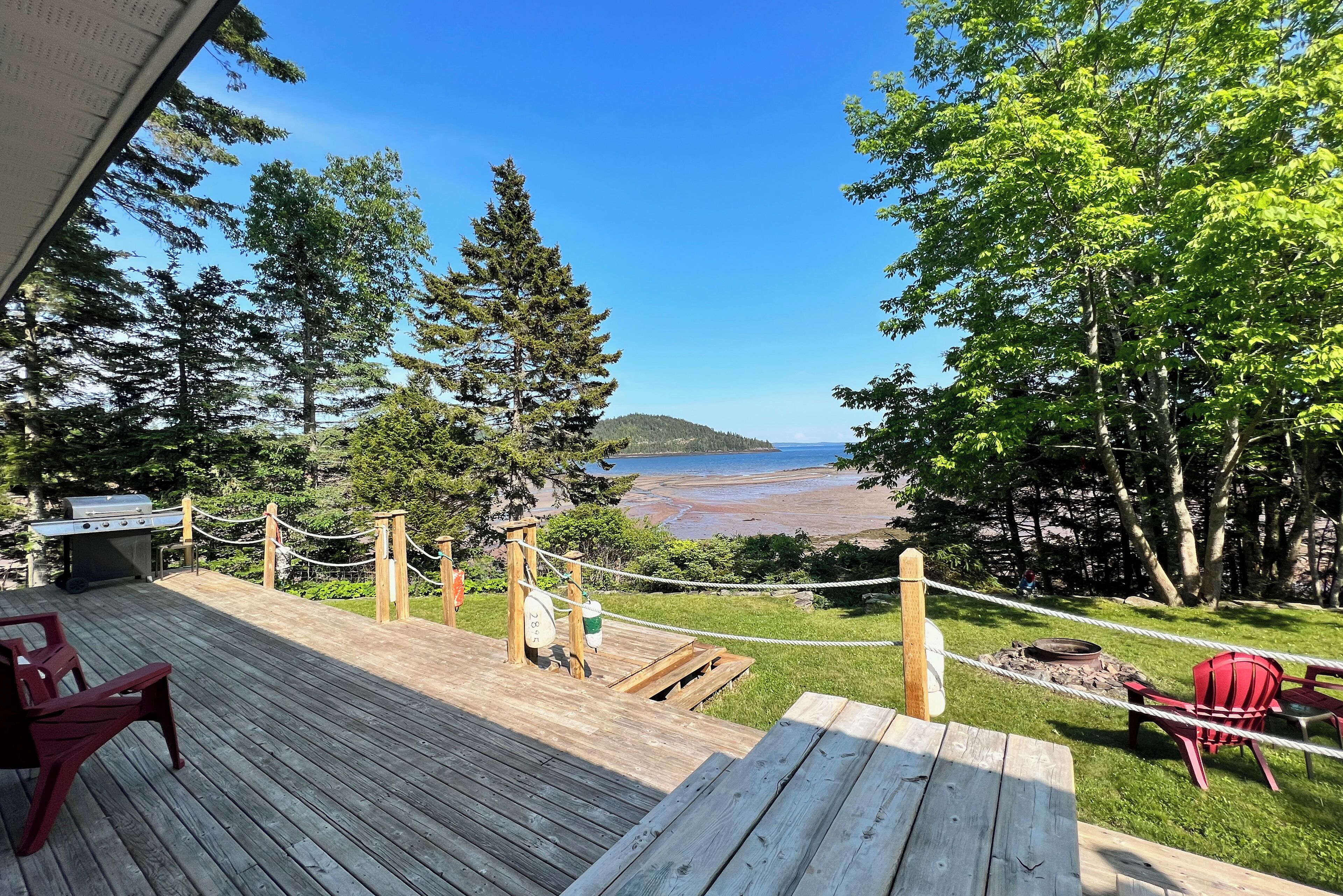 Hang out on the deck, grill some food, and just chill