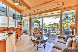 Smart TV, DVD player, books