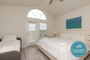 4 soverom, strykejern/-brett, wi-fi (inkludert) og sengetøy