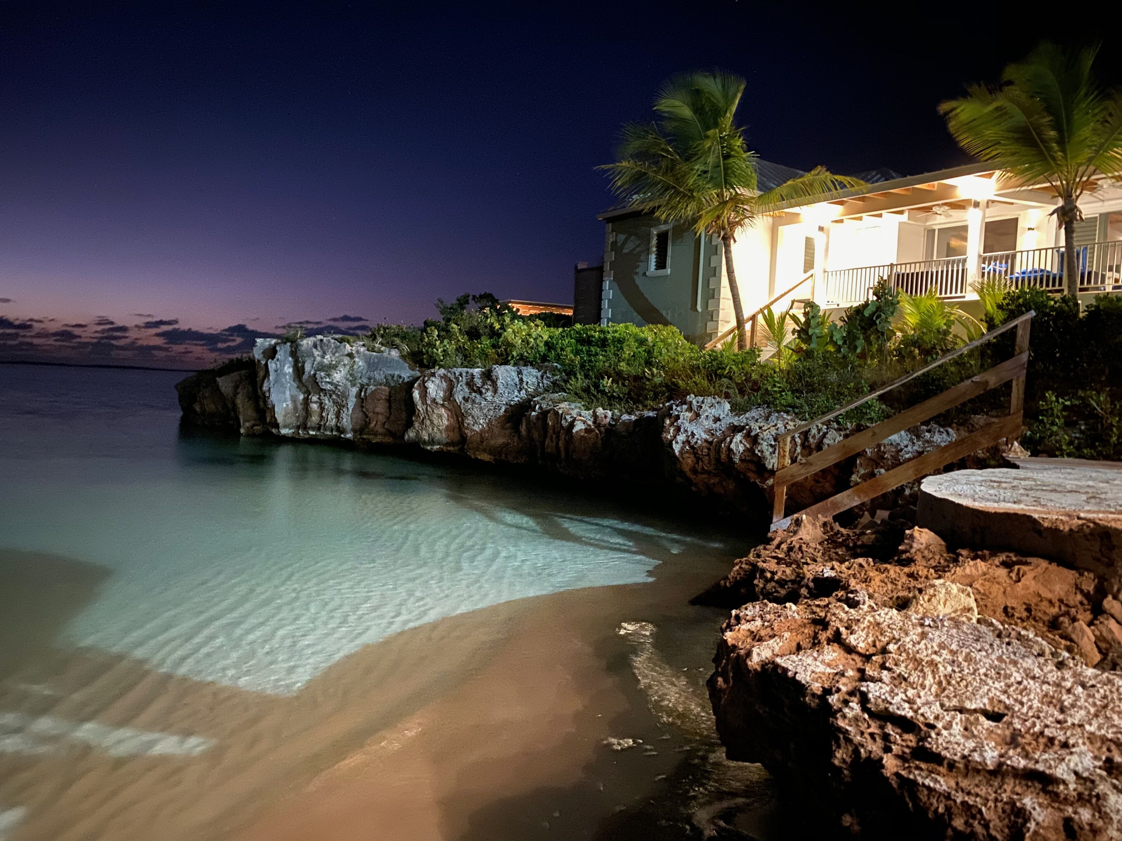 The best night swimming in TCI