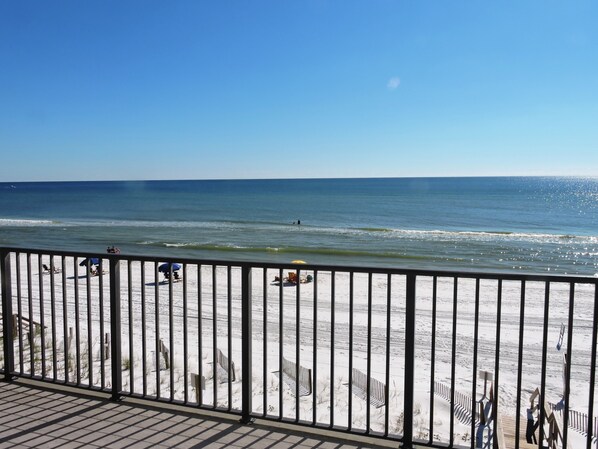 On the beach, sun-loungers - Any Closer to the Beach, You'd Have Sand in Your Sheets! Book for Spring. (Miramar Beach)