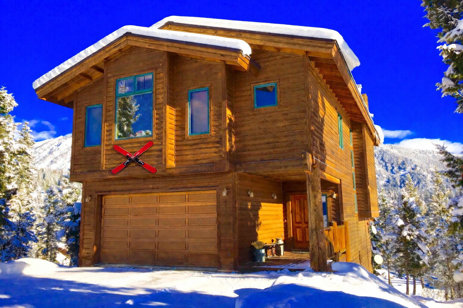 Snowy Cabin in Big Sky