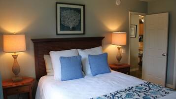 2 bedrooms, in-room safe, iron/ironing board, travel crib