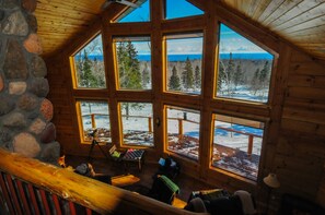 Interior - Stunning 3-bedroom;  7+ beds;  log cabin with sauna; near Lutsen Mountains (Lutsen)