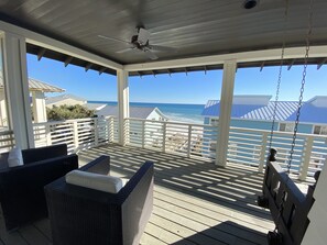 Terrace/patio - Tall Cotton - Luxury home on 30A with Gulf Views! (Santa Rosa Beach)