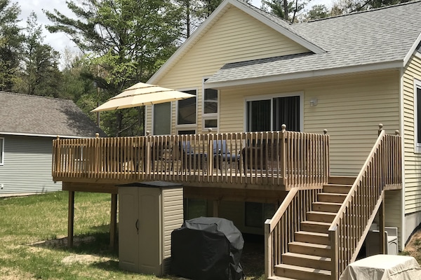 Spacious deck