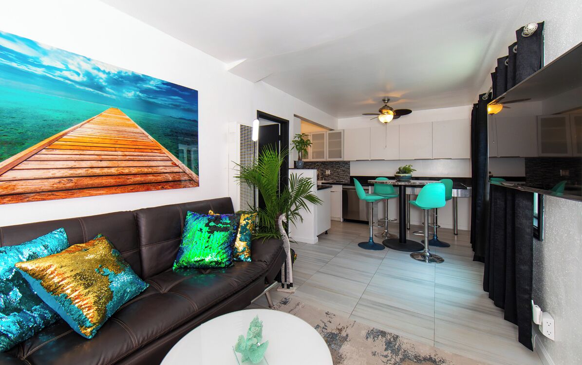 TV, DVD player, video library