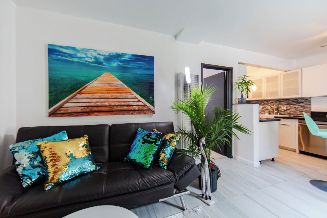 TV, DVD player, video library