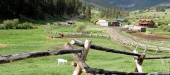 Log Cabin On Historic Yellowstone Park Ranch on the McDonald Ranch
