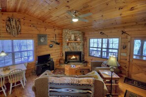 Taulutelevisio, takka