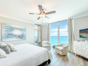 3 bedrooms, iron/ironing board, WiFi, bed sheets - P1-1901 Welcome to The Good Life - 3B Gulf Front Condo Sleeps 10 (Pensacola Beach)