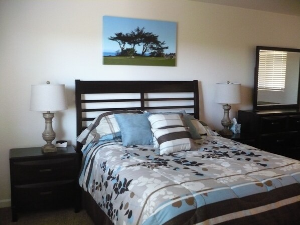 1 bedroom, iron/ironing board, travel crib, free WiFi