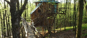 Baumhaus von Vermont: Das Baumhaus der Einsiedlerdrosseln, Verbringen Sie ein Wochenende in den Bäumen