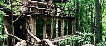 Vermont Treehouse: The Hermit Thrush Treehouse, tilbringe en helg i trærne