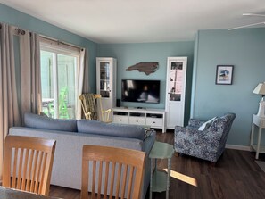 Smart TV, DVD player, video library