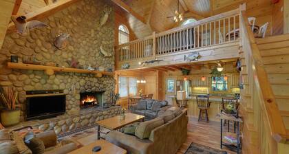 Rocky River: Amenity-Packed, Riverfront Retreat, 8-Person Hot Tub/Sport Court.