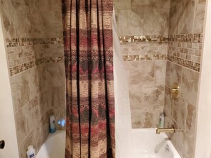 Hair dryer, towels - A home away from home. (Thermopolis)