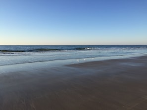 En la playa 