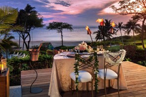 Outdoor dining -  Salt Water Pool⛱️  Ocean View 🌊 Hualalai View🌋 140+ 5 Star Reviews 🌟🌟🌟🌟🌟 (Waikoloa Village)