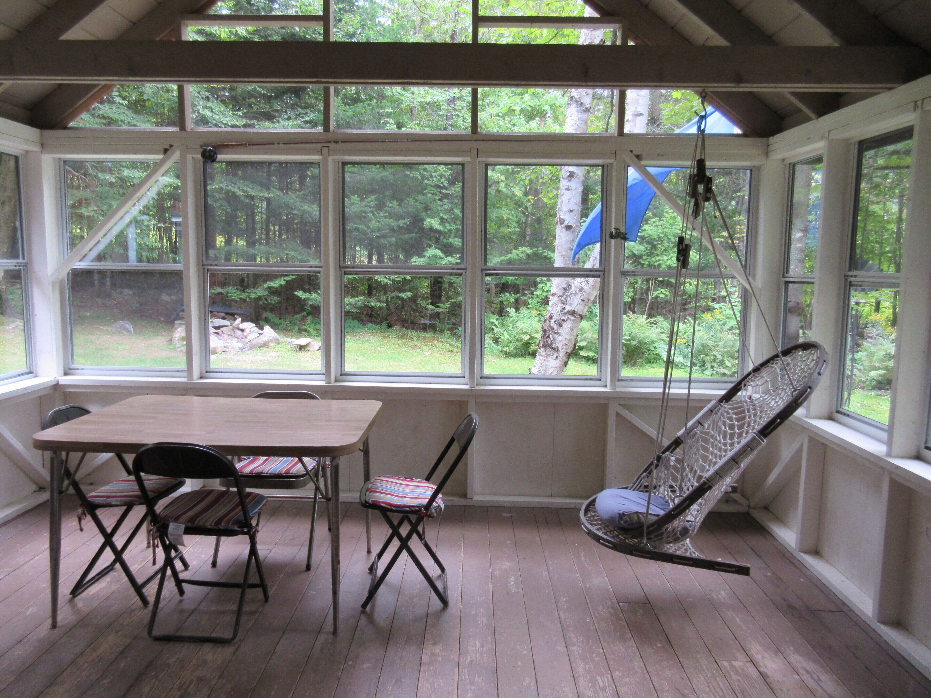 front porch in summer