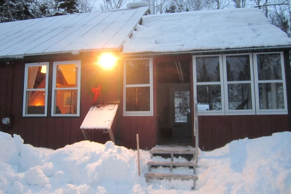 front entrance in winter