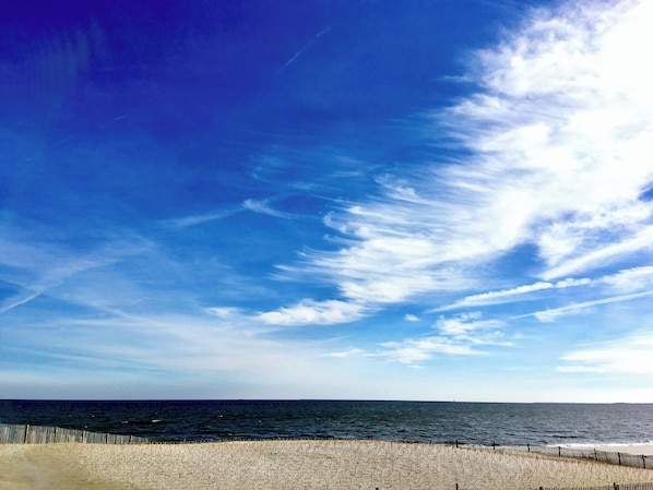 On the beach