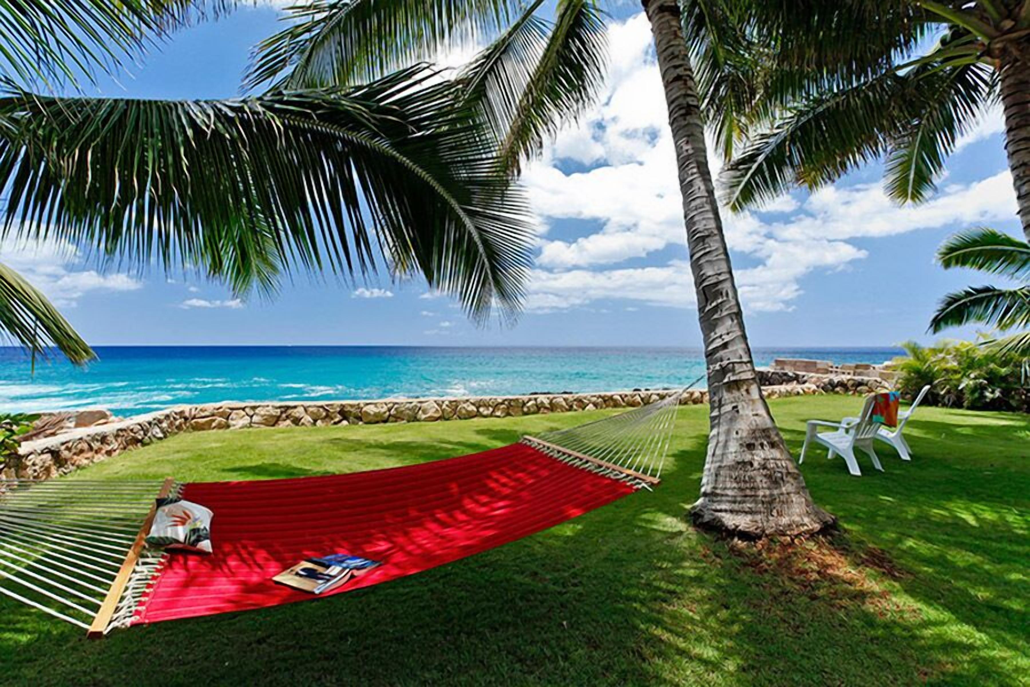 Makaha Hale: Oceanfront Custom Home w/A/C, Large Yard, & Lanai for Entertaining