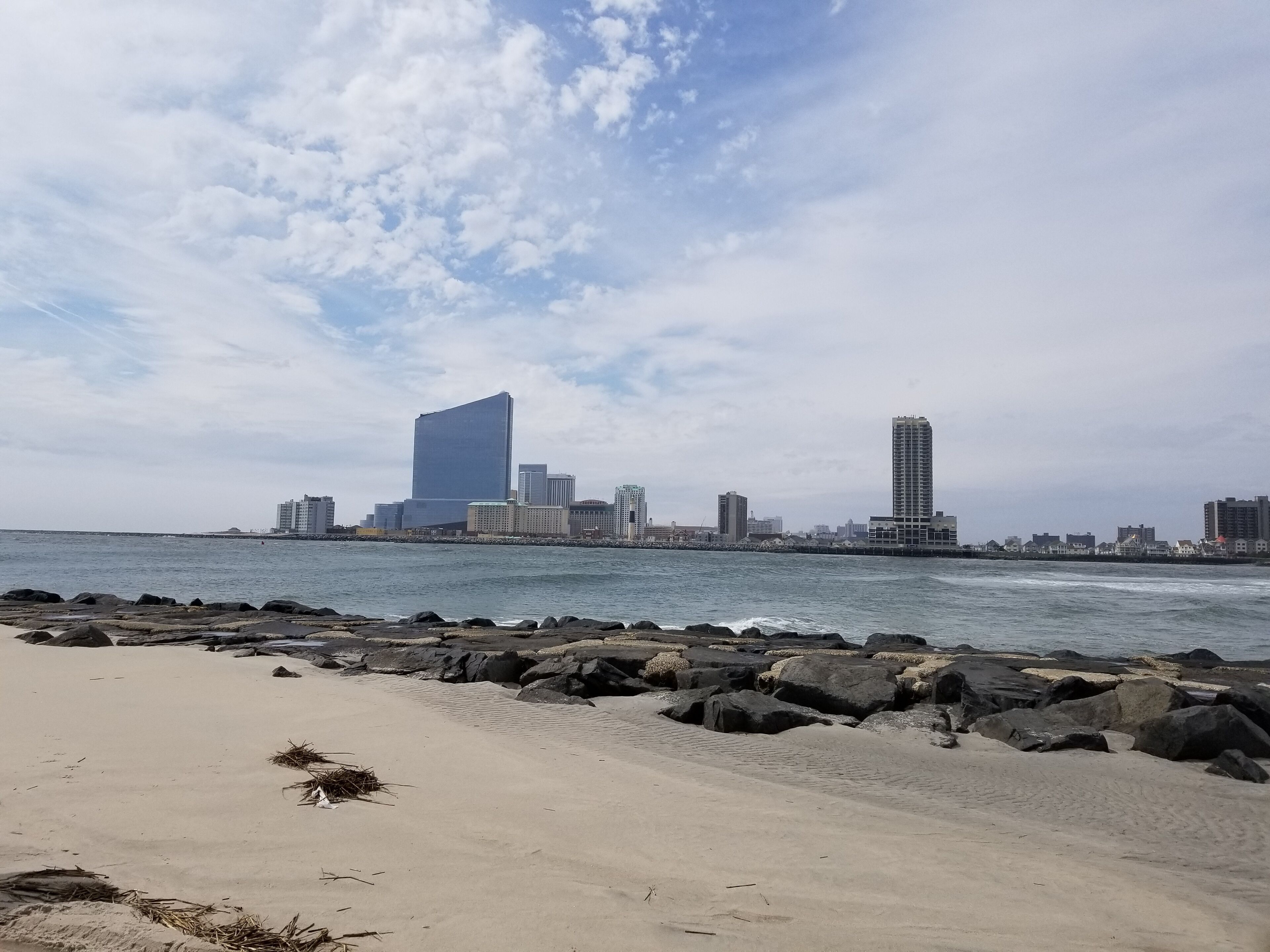 Beach nearby, sun-loungers