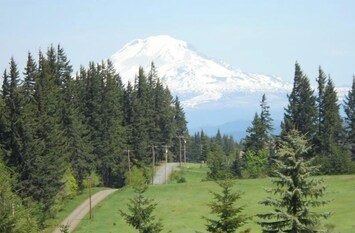 Stunning Mt. Adams View from our house/living room/deck!