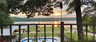 Outdoor family time on the patio, at the pool-pool house, or on the boat dock!