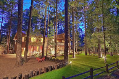 Luxury Family Cabin - Sleeps 33 - Tree Top Theater/Game Room/Golf Course/Dogs OK