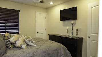 2 habitaciones, tabla de planchar con plancha, wifi y ropa de cama